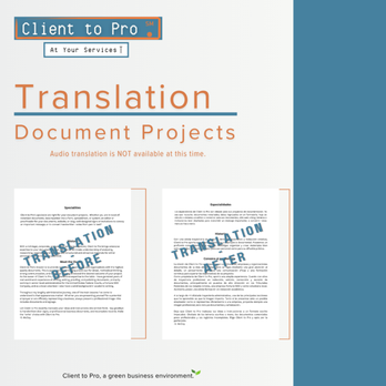 Client to Pro - Translate your documents or printed materials into over 150 language options. | Client to Pro - Editorial Services Near Me - Belleville, Illinois Client to Pro - Translate your documents or printed materials into over 150 language options. | Client to Pro - Editorial Services Near Me - Belleville, Illinois