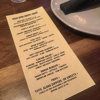 Broken Compass Tiki - Happy Hour menu - New American Near Me - Burbank, California
