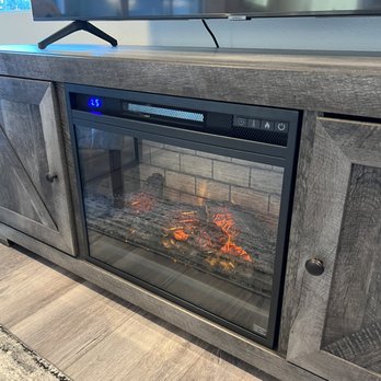 Tempo Collection Furniture and Mattress - TV console with the fire place turned on - Furniture Stores Near Me - Santa Ana, California Tempo Collection Furniture and Mattress - TV console with the fire place turned on - Furniture Stores Near Me - Santa Ana, California