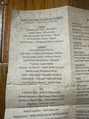 Menu photo 2 Tasca Tasca Sonoma, CA Menu photo 2 Tasca Tasca Sonoma, CA