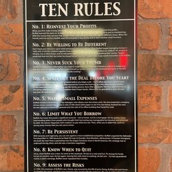 Jimmy John's - Warren Buffet's Ten Rules
