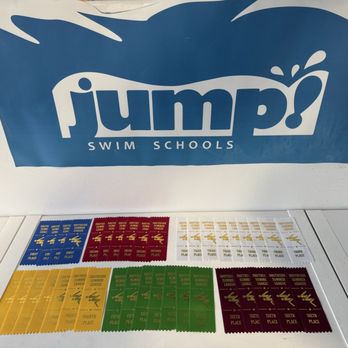 Jump! Swim Schools - Our summer league swim team, won lots of ribbons - Swimming Lessons/Schools Near Me - Shreveport, Louisiana Jump! Swim Schools - Our summer league swim team, won lots of ribbons - Swimming Lessons/Schools Near Me - Shreveport, Louisiana