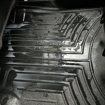 Auto Pride - Car Wash - This is the puddle that got left under the garbage bag. Everything inside of it was covered with it as well. - Car Wash Near Me - Santa Rosa, California
