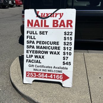 Luxury Nails - Price says $25 - Nail Salons Near Me - Tacoma, Washington