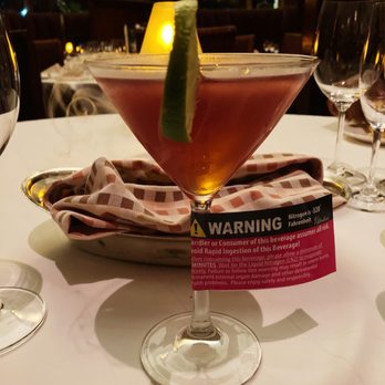 Grill 225 - Pomegranate Nitrotini - Steakhouses Near Me - Charleston, South Carolina