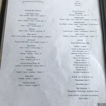 Ruins - Lunch menu that day - Cocktail Bars Near Me - Spokane, Washington Ruins - Lunch menu that day - Cocktail Bars Near Me - Spokane, Washington