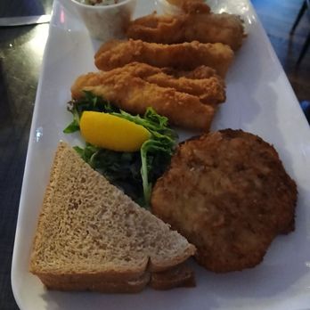 The P&B Station - Fish fry with potato pancakes - Pizza Near Me - Muskego, Wisconsin The P&B Station - Fish fry with potato pancakes - Pizza Near Me - Muskego, Wisconsin