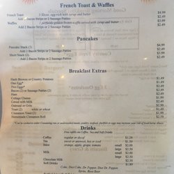 Hindsville Cafe - Menu
