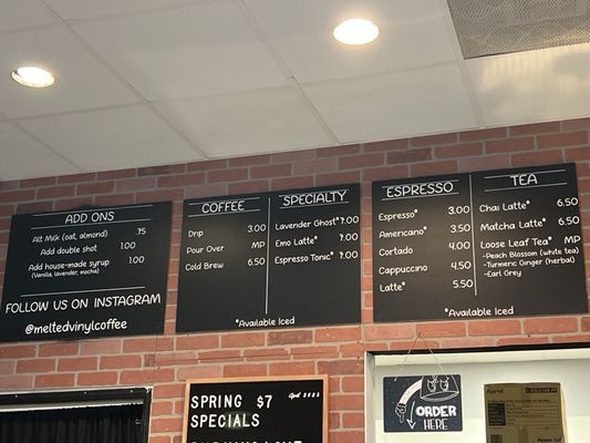 Menu photo 4 Melted Vinyl Coffee Brea, CA