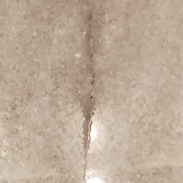 a crack in the ceiling