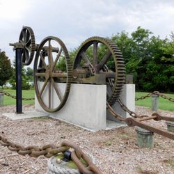Lawson Creek Park - WWII Era Marine Railway Hauling gear in the park