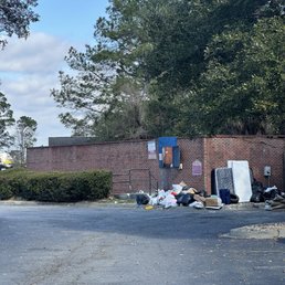 Trash piles up daily and does not get taken care of for at least a week at a time.