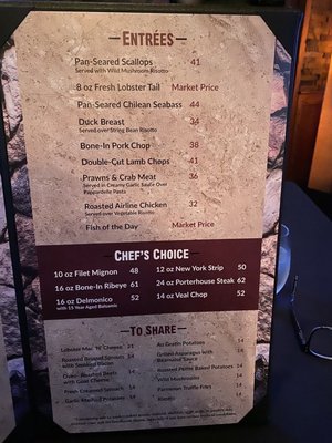 Menu photo 1 The Chef's Table Melbourne, FL