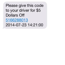 Discount Cab - This survey discount... Doesn't work!! Don't offer it!!!