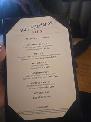 Menu photo 1 Milestones Niagara Falls, ON