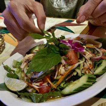 Indochine - Thai Salad- nom!! - Asian Fusion Near Me - Wilmington, North Carolina