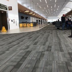 Plattsburgh International Airport - Boarding area - on second floor.
