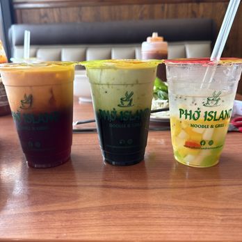 Pho Island - Thai tea, green Thai tea, and tropical fusion - Vietnamese Near Me - Chino Hills, California