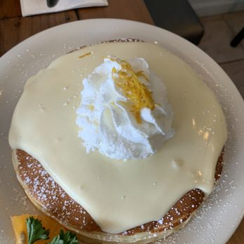 Moke’s Bread And Breakfast - Amazing passion fruit sauce on these light and airy pancakes. - Breakfast & Brunch Near Me - Honolulu, Hawaii Moke’s Bread And Breakfast - Amazing passion fruit sauce on these light and airy pancakes. - Breakfast & Brunch Near Me - Honolulu, Hawaii