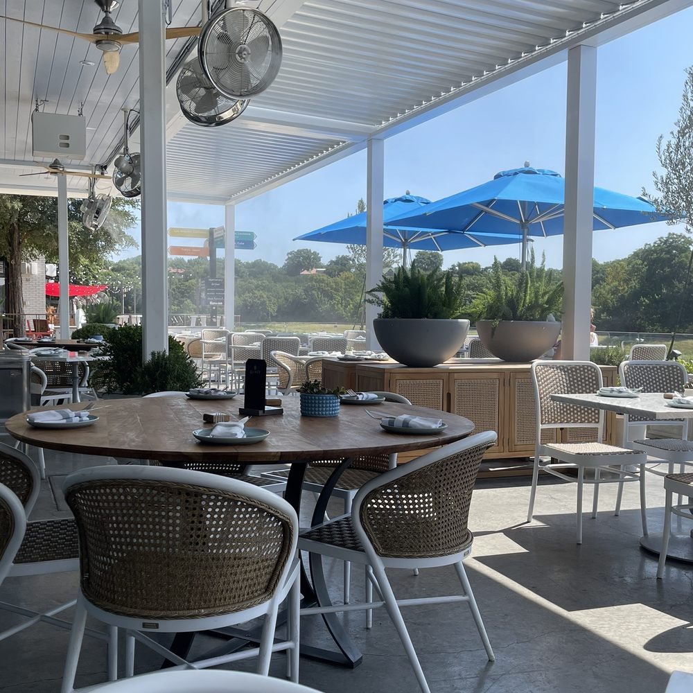Quince Riverside - Misters! Much needed in the Texas heat. - Desserts Near Me - Fort Worth, Texas Quince Riverside - Misters! Much needed in the Texas heat. - Desserts Near Me - Fort Worth, Texas