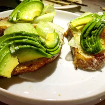 Ladybird - Avocado Pinxto w/ honeydew, Riesling gastrique, Maldon sea salt - Vegan Near Me - New York, New York Ladybird - Avocado Pinxto w/ honeydew, Riesling gastrique, Maldon sea salt - Vegan Near Me - New York, New York