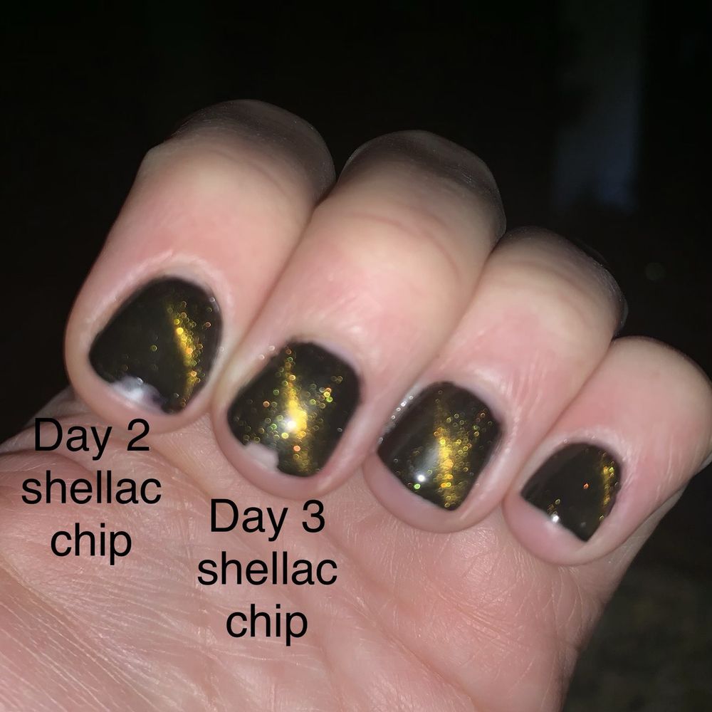 Martin's Nails - Lol yet another gel chip day 3. I filled in the first chip with a sharpie - Nail Salons Near Me - Bellingham, Washington Martin's Nails - Lol yet another gel chip day 3. I filled in the first chip with a sharpie - Nail Salons Near Me - Bellingham, Washington