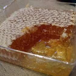 Wixson Honey - Wixson's Comb Honey, a quarter devoured after being home for barely 15 minutes. YUMMMM.