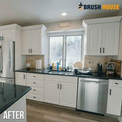 Brush House Painting & Flooring Services - Cabinet Painting