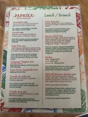 Menu photo 2 Paprika Cozumel, ROO