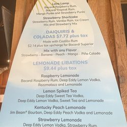 Captain's Cafe - Nice looking drinks