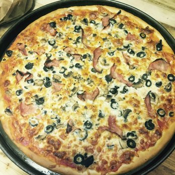 New Crossroads Pizza - Ham and black olive !!! - Pizza Near Me - Norwalk, Connecticut New Crossroads Pizza - Ham and black olive !!! - Pizza Near Me - Norwalk, Connecticut