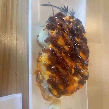 Matsutake Sushi & Sake Bar - Lasagna Roll (broiled roll) - Sushi Bars Near Me - Reston, Virginia Matsutake Sushi & Sake Bar - Lasagna Roll (broiled roll) - Sushi Bars Near Me - Reston, Virginia