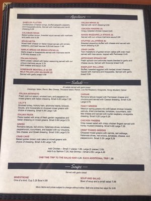 Menu photo 5 Marchello's Wichita, KS