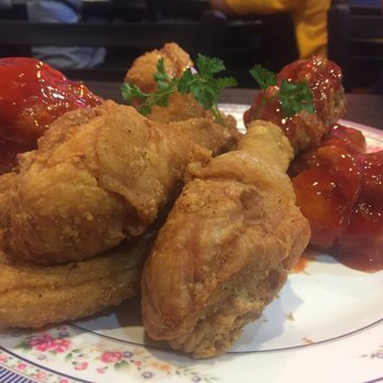 99 Chicken - combo chicken wings (original, honey, and spicy sauce) - Korean Near Me - Santa Clara, California