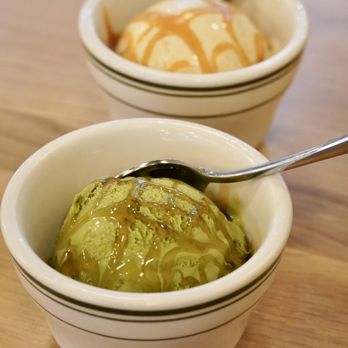 Momonoki - Matcha Honey Ice Cream and a Miso Brown Butter Ice Cream - Japanese Near Me - Fountain Valley, California Momonoki - Matcha Honey Ice Cream and a Miso Brown Butter Ice Cream - Japanese Near Me - Fountain Valley, California