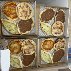 L & K Liquor Store - These traditional Middle Eastern individual pizzas are so good!