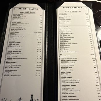 Benny and Mary's - New American Near Me - Irvine, California Benny and Mary's - New American Near Me - Irvine, California