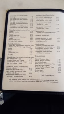 Menu photo 2 Debs Country Cafe Darien, WI Menu photo 2 Debs Country Cafe Darien, WI