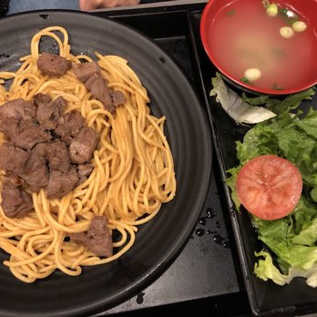 Red Flame - Beef and garlic noodles - Hot Pot Near Me - Westminster, California