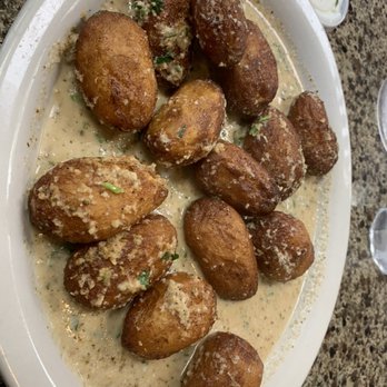 Beirut Restaurant - Amazing hot potato balls. The sauce is intoxicating! - Middle Eastern Near Me - Romulus, Michigan