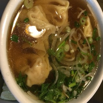 Sprout's Springroll & Pho - Want Pho but not a big bowl? Get the wonton soup! - Vietnamese Near Me - Arlington, Texas