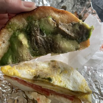 Brownstone Bagel & Bread - Egg sandwich with tomato and brown avocado. Gross. - Bagels Near Me - Brooklyn, New York Brownstone Bagel & Bread - Egg sandwich with tomato and brown avocado. Gross. - Bagels Near Me - Brooklyn, New York