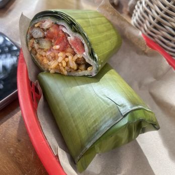 Burrito Amor - Carnitas Burrito w/ Coconut Wrap - Bars Near Me - Tulum, ROO