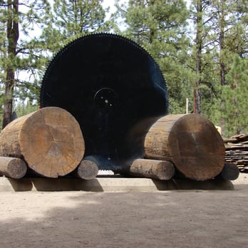Collier Memorial State Park - That's a big saw blade! - Parks Near Me - Chiloquin, Oregon
