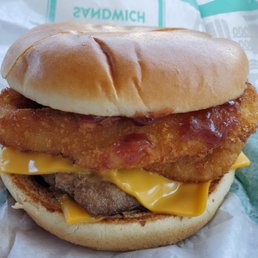 Knock off of Carl's Jr's Western Bacon Cheeseburger