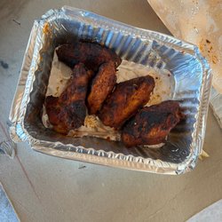 Taster's Pizza - Burnt Buffalo Wings or Bbq Wings