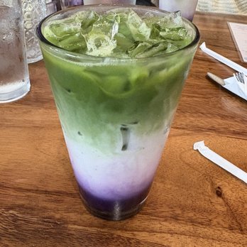 Gina's Kitchen +Catering - Ube matcha latte - delicious! - Breakfast & Brunch Near Me - Rancho Cucamonga, California Gina's Kitchen +Catering - Ube matcha latte - delicious! - Breakfast & Brunch Near Me - Rancho Cucamonga, California