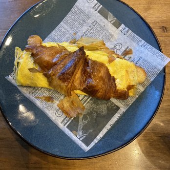 Tete A Tete - Egg and Cheese Croissant - Cafes Near Me - Brooklyn, New York Tete A Tete - Egg and Cheese Croissant - Cafes Near Me - Brooklyn, New York