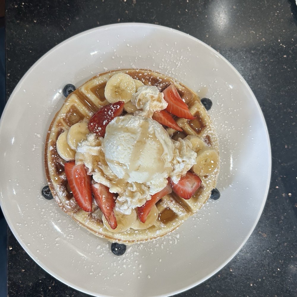Fresh Bites Hawaii - Classic Waffle with Trio Fruit - Poke Near Me - Honolulu, Hawaii Fresh Bites Hawaii - Classic Waffle with Trio Fruit - Poke Near Me - Honolulu, Hawaii