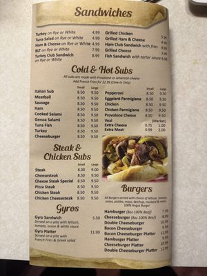 Menu photo 7 Pizza Palace Georgetown, DE
